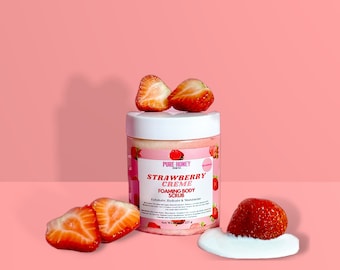 Strawberry Creme Foaming Body Scrub