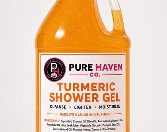 Turmeric Body Wash | Wholesale Body Wash | Lemon & Turmeric | Premade | Ready to Sell