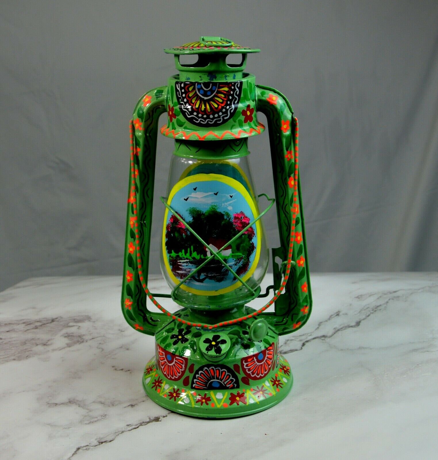 Beautiful OIL Burning Lanterns handpainted traditional Etsy