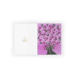 Grußkarten, Floral Bold Boho Shabby Chic Geschenk für sie Valentines, Briefpapier-Set, Grußkarten, leere Karten, Geschenk für Mama, Geburtstagskarten