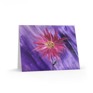 Grußkarten, Floral Bold Boho Shabby Chic Geschenk für sie Valentines, Briefpapier-Set, Grußkarten, leere Karten, Geschenk für Mama, Geburtstagskarten