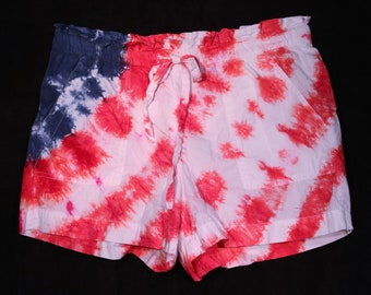 Tie Dye Cargo Shorts - Etsy