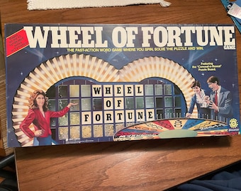 Vintage Wheel of Fortune Board Game