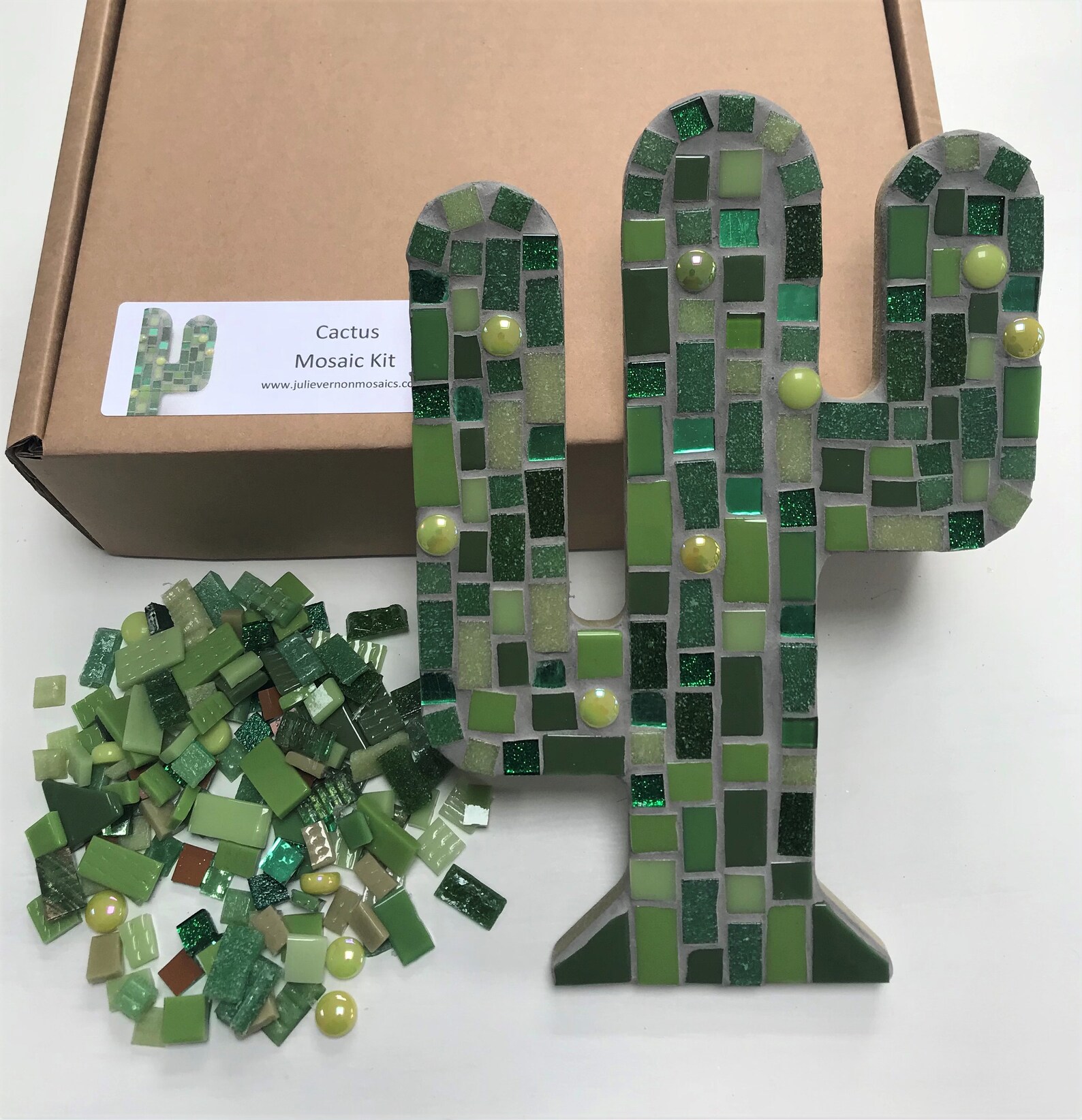 Cactus Mosaic Wall Art kit hacer su propio Etsy España