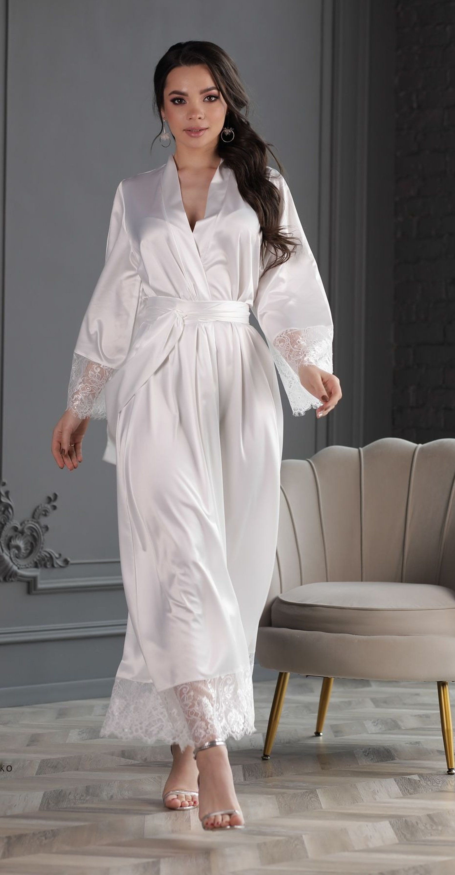 wedding silk robes