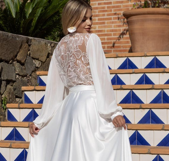 chinese dress ladies The Perfect Shower Dress & Capelet