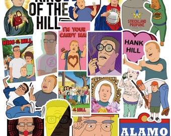 Download King Of The Hill Stencil Etsy