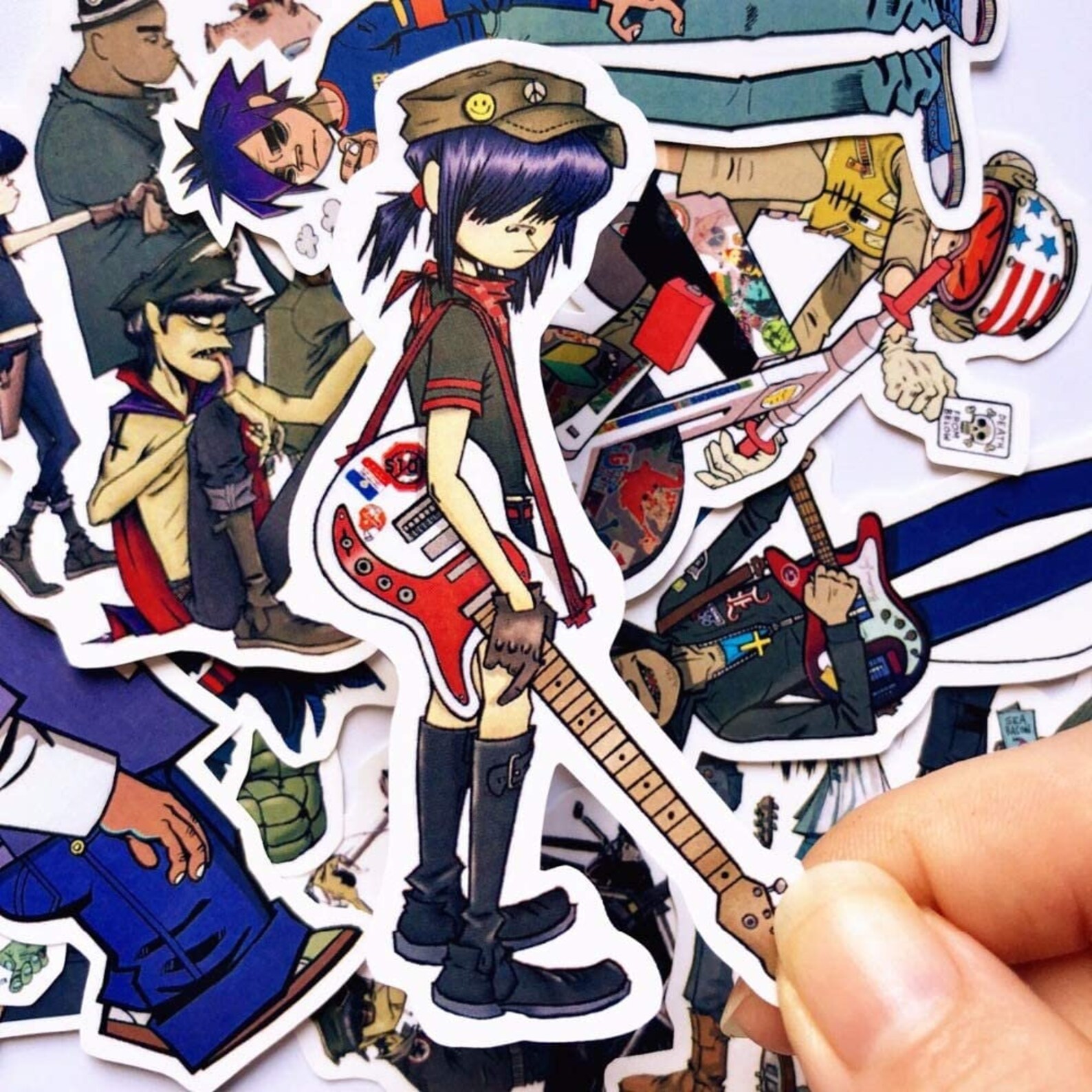 10Pcs Blur Band Gorillaz Cool Sticker Decal for Kids Toys Car Etsy