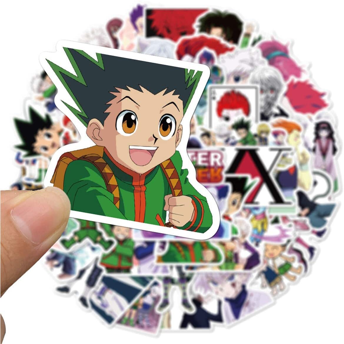 Hunter×Hunter Anime Stickers for Water Bottles 50 Pack Cute,Waterproo…