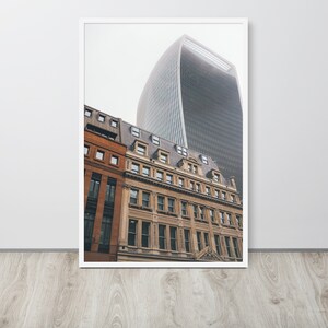 City of London Architecture Print Framed, London Art Framed, London Wall Art, London Print, City of London Framed Photo, London Photography