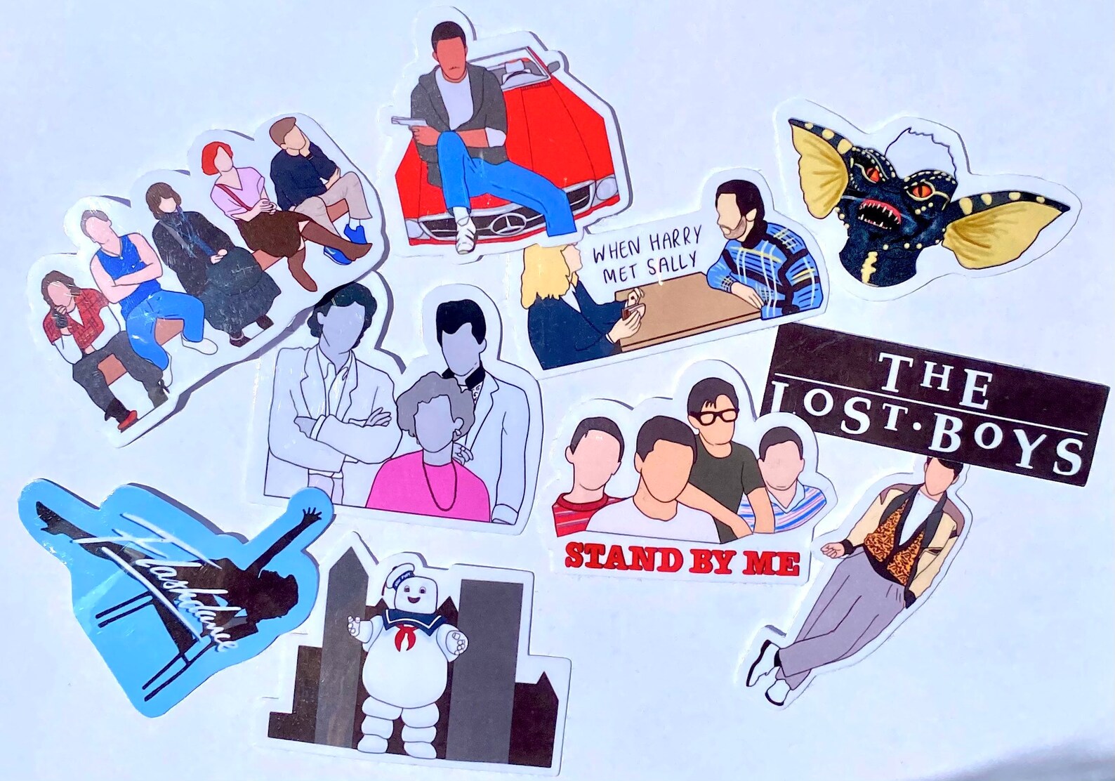 80s movie stickers / movie stickers / iconic movie stickers/ Etsy