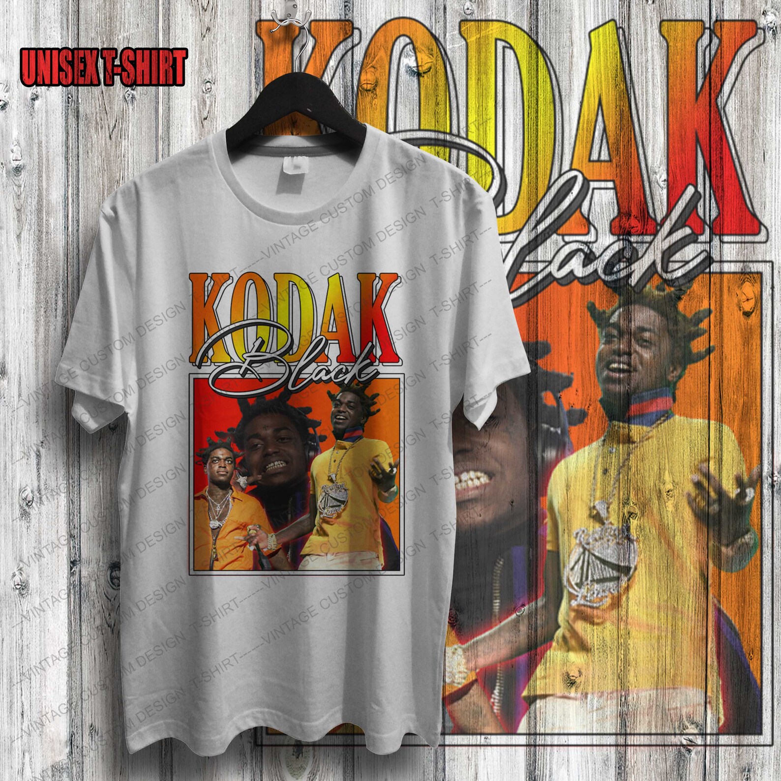 Kodak black t-shirt unisex vintage shirt birthday giftkodak | Etsy