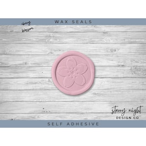 Cherry Blossom Wax Seals: Self-Adhesive Envelope Seals