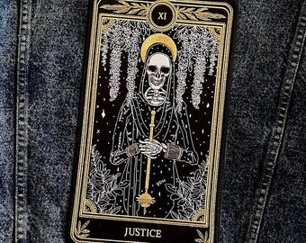 Large Embroidered Back Patch - "Justice"