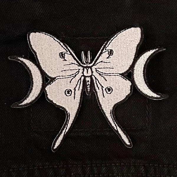 Luna Moth Embroidered Patch