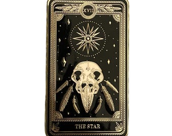 The Star - Hard-Enamel Marigold Tarot Pin