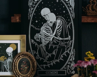 Gemini Zodiac Print