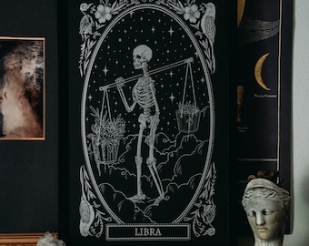 Libra Zodiac Print
