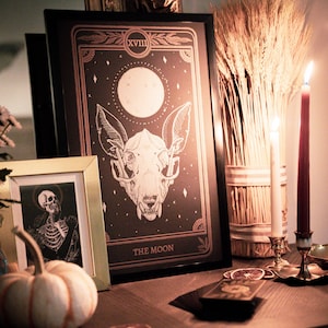 Marigold Tarot Print- The Moon