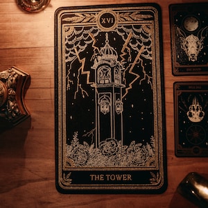 Large Embroidered Back Patch - "The Tower"