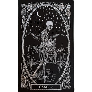 Cancer Large Embroidered Back Patch, Zodiac Sign Patch