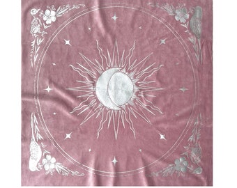 Velvet Celestial Altar Cloth - Mirror Oracle