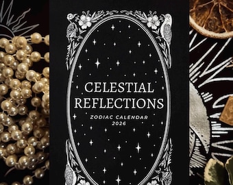 2026 Zodiac Calendar: Celestial Reflections Art Prints