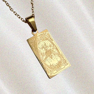 Gold Zodiac Necklace, 18K Gold-Plated Sterling Silver, Horoscope Pendant