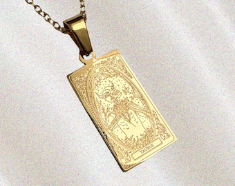 Gold Zodiac Sign Necklace, 18K Gold-Plated Sterling Silver, Horoscope Pendant