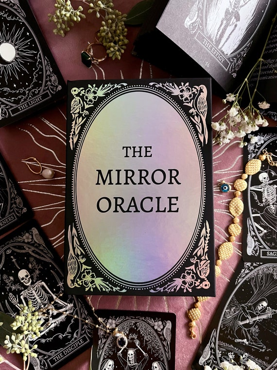 The Mirror Oracle, a 50-card Oracle Deck and Guidebook Companion to The Marigold Tarot