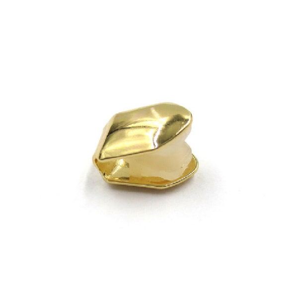 HipHop Single Dental Grillz Cap Gold Plated