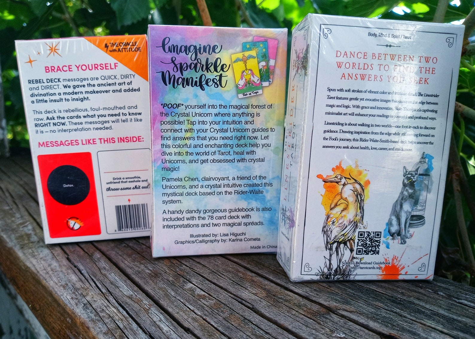 Rebel Tarot Deck Crystal Tarot Deck the Linestrider Tarot Etsy