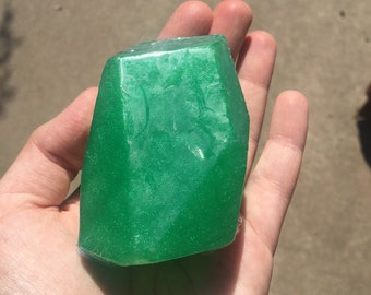 Handcrafted Emerald Soap (Vegan)