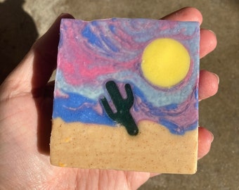 Dancing Cactus Soap, Vegan, with Shea Butter