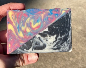 Wednesday Addams Soap, Vegan, with Shea Butter, Handmade