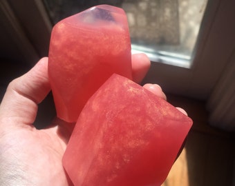 Handcrafted Rose Quartz Soap (Vegan)