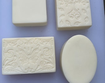 All Natural Castile Soap (100%  Pure Olive oil), Unscented, Vegan, for Sensitive Skin