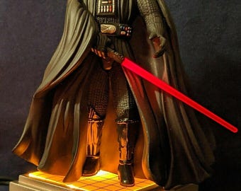 Vintage 1997 Hallmark Keepsake Darth Vader Star Wars Talking Christmas Ornament – Mint in Original Box – Magic Light & Voice. RARE. QXI7531