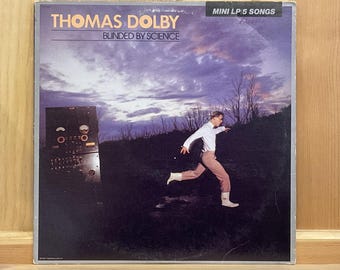 Thomas Dolby Vinyl 1982 Blinded by Science 12" Mini LP Record 5-Song Harvest Records MLp-15007 VG/EX Tested Plays Perfectly. CommonManCards.