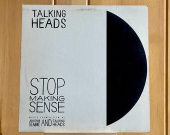 Talking Heads Vinyl 1984 Stop Making Sense Sire 1st Original Pressing-White Cover Edition NM Live Album New Wave Post Punk CommonManCards