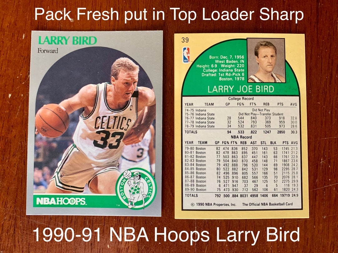 199091 Larry Bird NBA Hoops Basketball Card 39 Larry Bird Etsy
