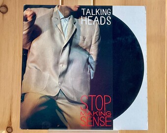 Talking Heads Vinyl 1984 Stop Making Sense LP Record Original Pressing | Near Mint NM Tested | Live Album New Wave Post Punk CommonManCards