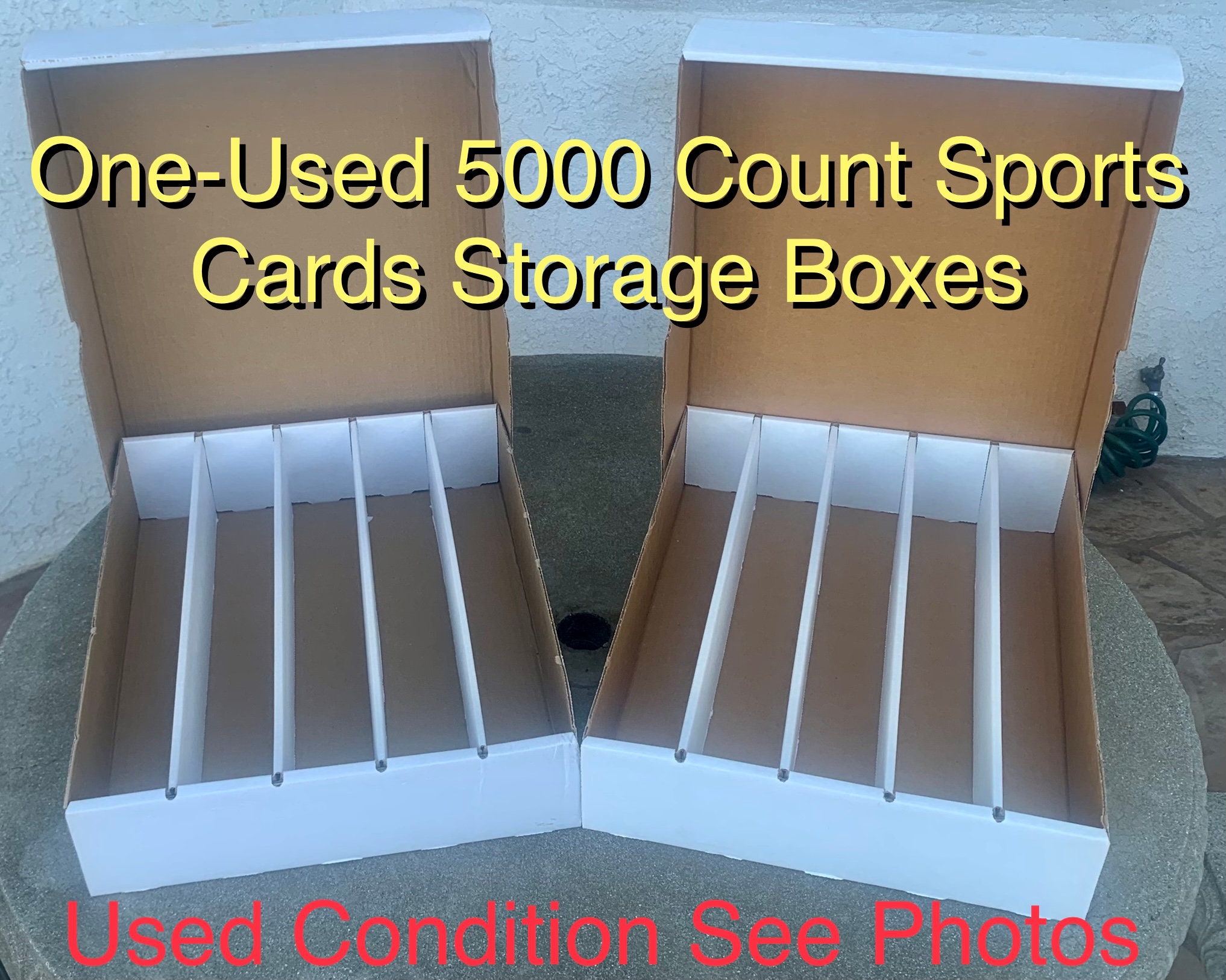 One-5000 Count Used Super Monster Cardboard Storage Box Full Lid Heavy ...