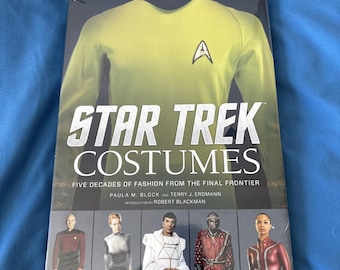 Star Trek Costumes Book Five Decades of Fashion Hardcover. Sealed in Mint Condition | Collector's Edition Star Trek Book | Gift for Trekkies
