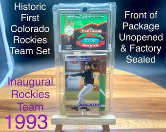 1993 Topps Stadium Club Colorado Rockies Inaugural Factory Sealed Team Set Rare 30 years Baseball. A Great Gift for any Lifelong Rockies Fan