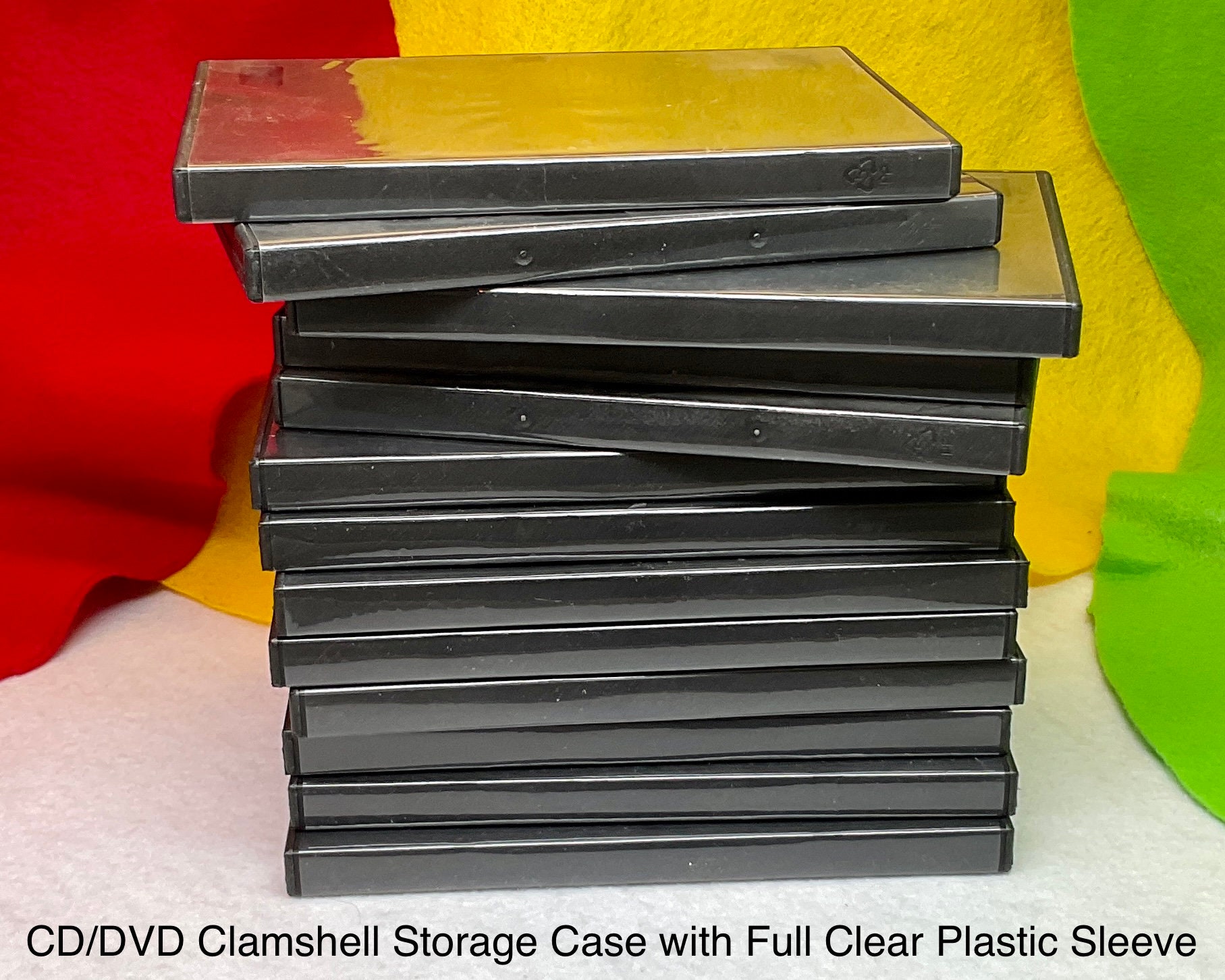 CD/DVD VHS Clamshell Used Storage Cases Choose How Many - Etsy