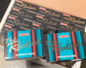 1-1988 Donruss "The Rookies" Baseball Set | Factory Sealed Box | Mark Grace & Roberto Alomar RCs