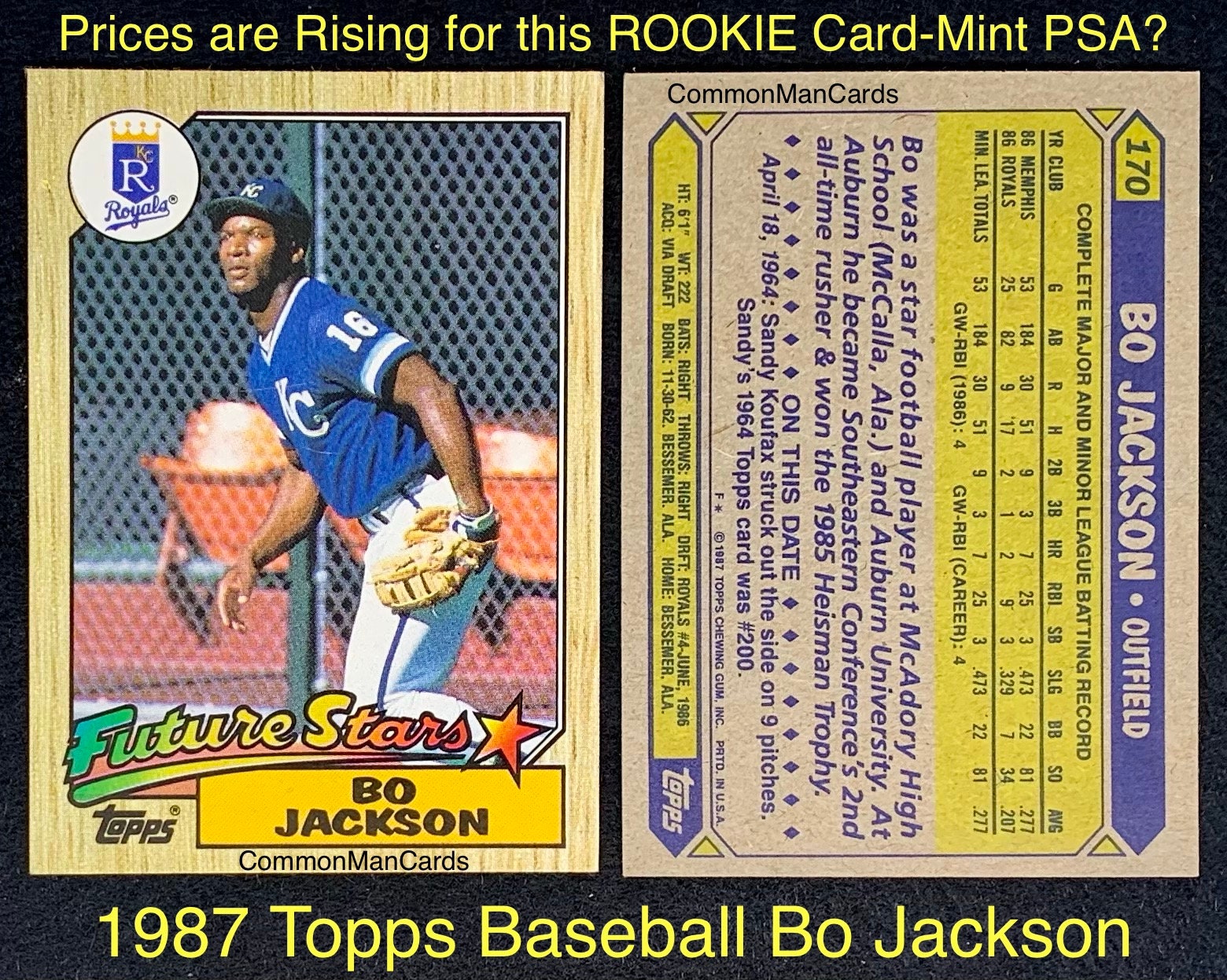 Bo Jackson Rookie - Etsy