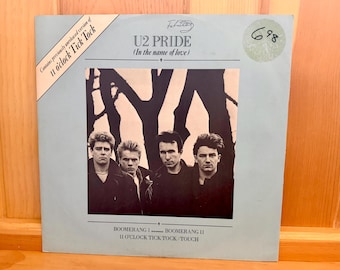 U2 Vinyl 1984 Pride In the Name of Love 12" Maxi-Single Vinyl Record Tested NM/EX+ VintageEP,Rare 5-Track UK Import Boomerang CommonManCards