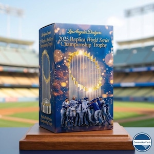 Dodgers World Series Trophy Replica - Etsy